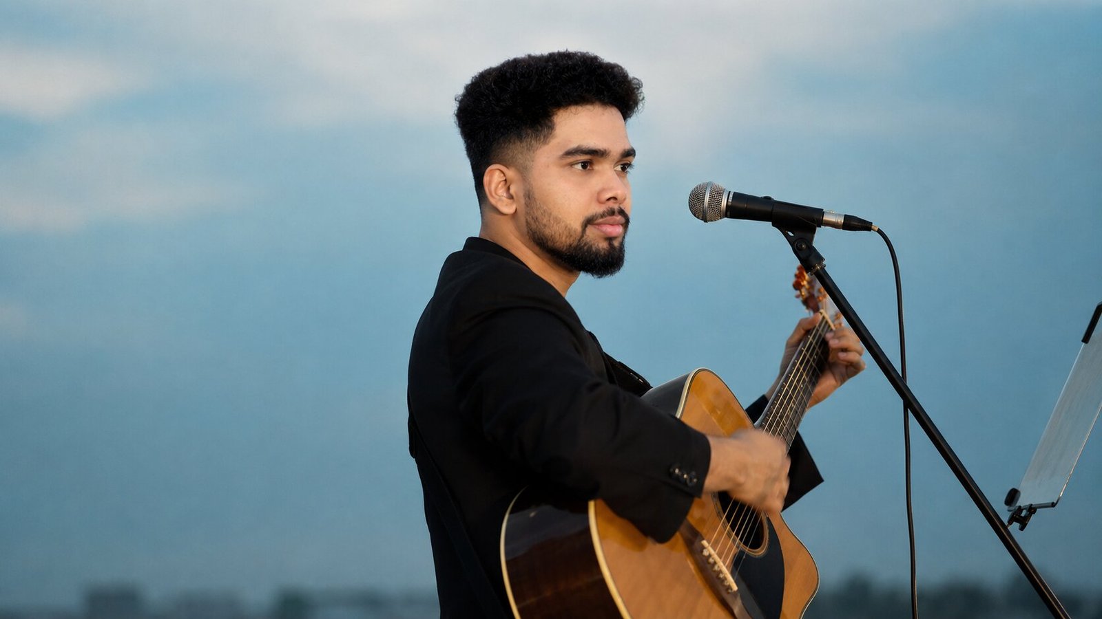 Amey SInging with Guitar